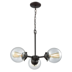 Beckett 22'' Wide 3-Light Chandelier - Oil Rubbed Bronze CN129321 Thomas