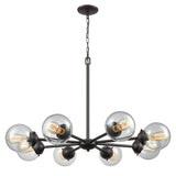 Beckett 37'' Wide 8-Light Chandelier - Oil Rubbed Bronze CN129821 Thomas