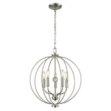 Williamsport 19'' Wide 5-Light Chandelier - Brushed Nickel CN15752 Thomas