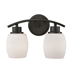 Casual Mission 12'' Wide 2-Light Vanity Light - Oil Rubbed Bronze CN170211 Thomas