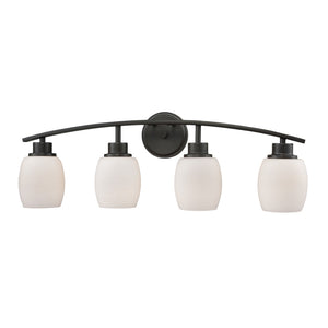 Casual Mission 28'' Wide 4-Light Vanity Light - Oil Rubbed Bronze CN170411 Thomas