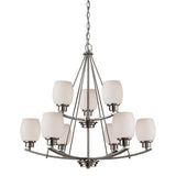 Thomas Casual Mission 29'' Wide 9-Light Chandelier