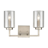 West End 14.5'' Wide 2-Light Vanity Light - Brushed Nickel CN240122 Thomas