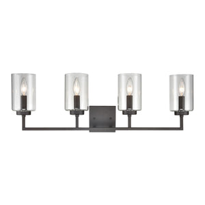 West End 29.75'' Wide 4-Light Vanity Light - Oil Rubbed Bronze CN240141 Thomas