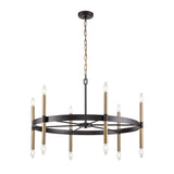 Thomas Notre Dame 34'' Wide 12-Light Chandelier