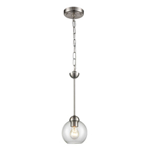 Astoria 6'' Wide 1-Light Mini Pendant - Brushed Nickel CN280152 Thomas