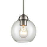 Astoria 6'' Wide 1-Light Mini Pendant - Brushed Nickel CN280152 Thomas