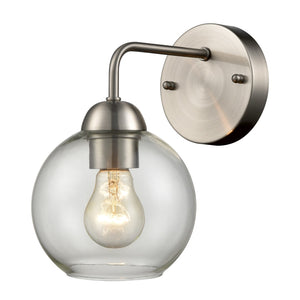 Astoria 9.5'' High 1-Light Sconce - Brushed Nickel CN280172 Thomas