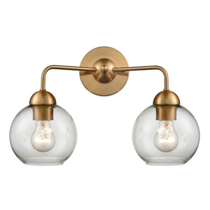 Astoria 16'' Wide 2-Light Vanity Light - Satin Gold CN280215 Thomas