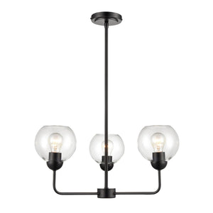 Boman 23'' Wide 3-Light Chandelier - Matte Black CN280326 Thomas