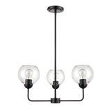 Boman 23'' Wide 3-Light Chandelier - Matte Black CN280326 Thomas