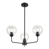 Boman 23'' Wide 3-Light Chandelier - Matte Black CN280326 Thomas