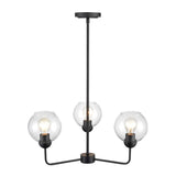 Boman 23'' Wide 3-Light Chandelier - Matte Black CN280326 Thomas