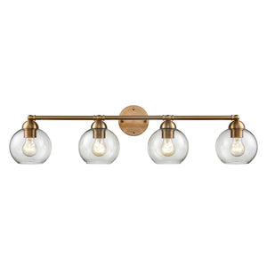 Astoria 35'' Wide 4-Light Vanity Light - Satin Gold CN280415 Thomas