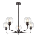 Boman 28'' Wide 5-Light Chandelier - Oil Rubbed Bronze CN280527 Thomas