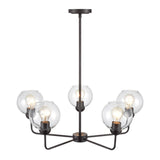 Boman 28'' Wide 5-Light Chandelier - Oil Rubbed Bronze CN280527 Thomas