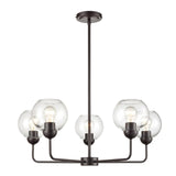 Boman 28'' Wide 5-Light Chandelier - Oil Rubbed Bronze CN280527 Thomas