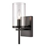 Oakland 12'' High 1-Light Sconce - Black CN290126 Thomas