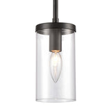 Oakland 4'' Wide 1-Light Mini Pendant - Black CN290156 Thomas