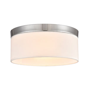 Oak Valley 12'' Wide 2-Light Flush Mount - Chrome CN290233 Thomas