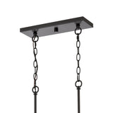 Oakland 32.5'' Wide 8-Light Linear Chandelier - Black CN290886 Thomas