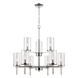 Oakland 28.5'' Wide 9-Light Chandelier - Chrome CN290923 Thomas