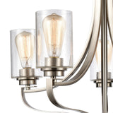 Market Square 24'' Wide 5-Light Chandelier - Brushed Nickel CN300522 Thomas