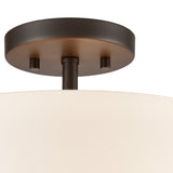 Winslow 15'' Wide 3-Light Semi Flush Mount - Oil Rubbed Bronze CN310281 Thomas