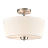 Thomas Winslow 15'' Wide 3-Light Semi Flush Mount