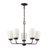 Winslow 25'' Wide 5-Light Chandelier - Oil Rubbed Bronze CN310521 Thomas