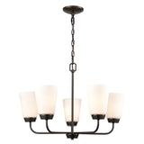 Winslow 25'' Wide 5-Light Chandelier - Oil Rubbed Bronze CN310521 Thomas