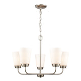 Winslow 25'' Wide 5-Light Chandelier - Brushed Nickel CN310522 Thomas