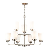 Winslow 30'' Wide 9-Light Chandelier - Brushed Nickel CN310922 Thomas