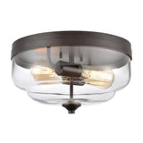 Thomas Calistoga 13'' Wide 2-Light Flush Mount