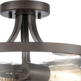 Calistoga 13'' Wide 2-Light Semi Flush Mount - Oil Rubbed Bronze CN320281 Thomas