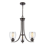 Thomas Calistoga 23'' Wide 3-Light Chandelier