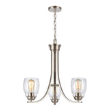 Calistoga 23'' Wide 3-Light Chandelier - Brushed Nickel CN320322 Thomas