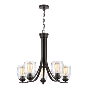 Calistoga 25'' Wide 5-Light Chandelier - Oil Rubbed Bronze CN320521 Thomas