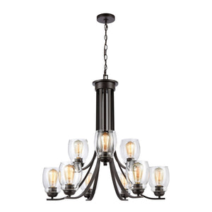 Calistoga 30.5'' Wide 9-Light Chandelier - Oil Rubbed Bronze CN320921 Thomas