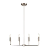 Park Slope 25'' Wide 4-Light Chandelier - Brushed Nickel CN330422 Thomas