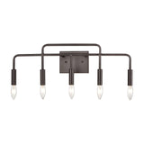 Park Slope 25'' Wide 5-Light Vanity Light - Oil Rubbed Bronze CN330511 Thomas