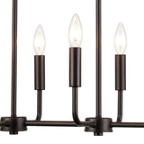 Park Slope 39'' Wide 8-Light Linear Chandelier - Oil Rubbed Bronze CN330821 Thomas