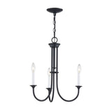 Meadowview 18'' Wide 3-Light Chandelier - Matte Black CN340326 Thomas