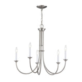 Meadowview 28'' Wide 5-Light Chandelier - Brushed Nickel CN340422 Thomas