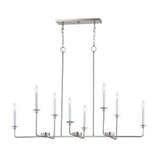 Thomas Lexington Green 48'' Wide 8-Light Linear Chandelier