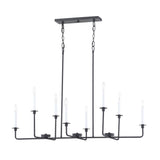 Lexington Green 48'' Wide 8-Light Linear Chandelier - Matte Black CN340826 Thomas