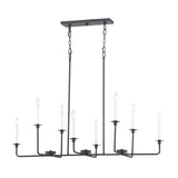 Lexington Green 48'' Wide 8-Light Linear Chandelier - Matte Black CN340826 Thomas