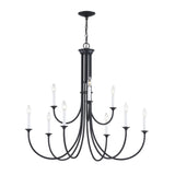 Meadowview 36'' Wide 9-Light Chandelier - Matte Black CN340926 Thomas