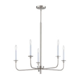 Lexington Green 30'' Wide 5-Light Chandelier - Brushed Nickel CN341522 Thomas