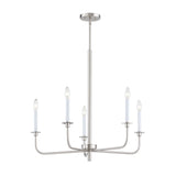 Lexington Green 30'' Wide 5-Light Chandelier - Brushed Nickel CN341522 Thomas